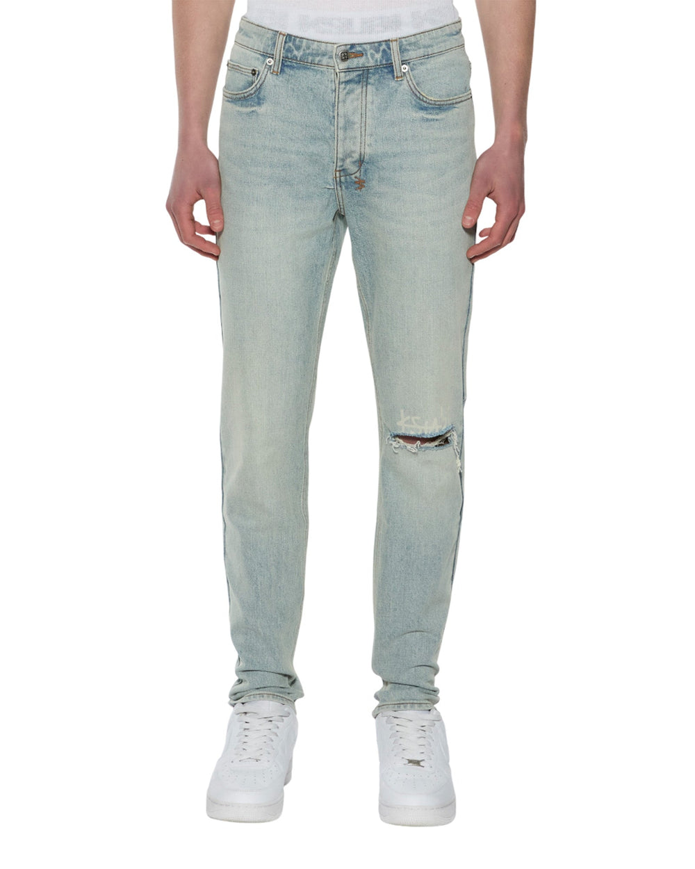 Mens Chitch Dune Etch Slim Denim Jeans