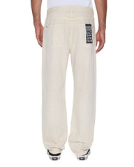 Mens Anti K Ivory Relaxed Denim Jeans