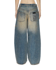 Womens Ksuper Dune Baggy Denim Jeans