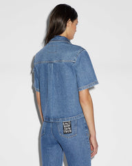 Cargo Short Sleeve Shirt Heritage - Blue Denim