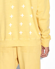 Buy 4 X 4 Biggie Crew Sol Oversized Sweat Yellow KSUBI