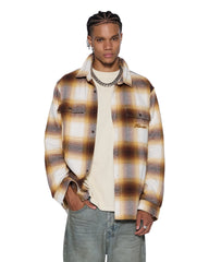 Mens Rosebowl Ls Shirt Burnt Orange Shirts