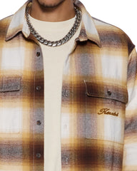 Mens Rosebowl Ls Shirt Burnt Orange Shirts