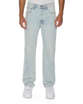 Mens Hazlow Frost Blue Straight Denim Jeans