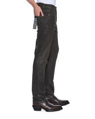 Mens Chitch Grease Slim Denim Jeans