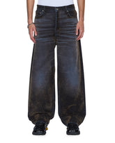 Mens Maxx Blur Ink Baggy Denim Jeans