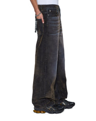 Mens Maxx Blur Ink Baggy Denim Jeans