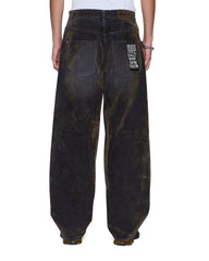 Mens Maxx Blur Ink Baggy Denim Jeans