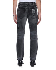 Mens Chitch Carbon Black Slim Denim Jeans