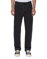 Hazlow Selvedge NY Black Straight Leg Jeans