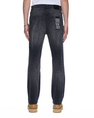 Mens Hazlow Powder Grey Straight Denim Jeans