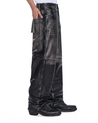 Mens Blackjack Maxx Pant Aged Black Relaxed Denim Jeans