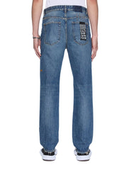Mens Hazlow Relik Straight Denim Jeans