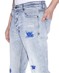 Buy Chitch Miami Philly Blue Men's Slim Denim Jeans KSUBI