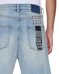 Mens Anti Short Scatter Blue Walkshorts