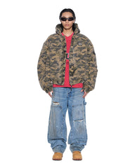 Mens Plated Bomber Jacket Camo Jackets