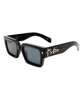 The Kingy Sunglasses Black Silver