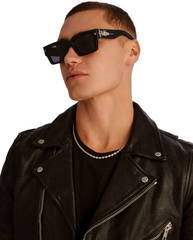 The Kingy Sunglasses Black Silver