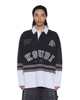 Mens Duke Rugby Ls Jersey Black Fashion Tops