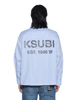 Mens Lanley Ls Shirt Ocean Stripe Shirts