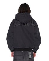 Mens Bomber Jacket Stud Black Jackets