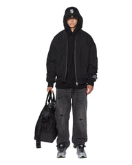 Mens Intruder Bomber Jacket Black Jackets