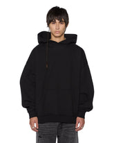 Mens Intruder Ekcess Hoodie Jet Black Fleece