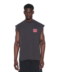 Mens Panthera Cut Off Biggie Tee Ash Tees