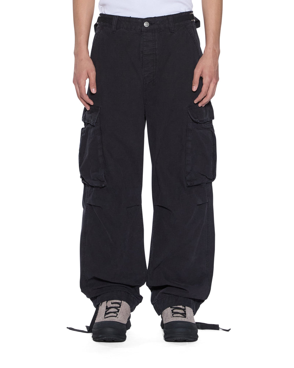 Mens Troop Cargo Pant Black Fade Pants