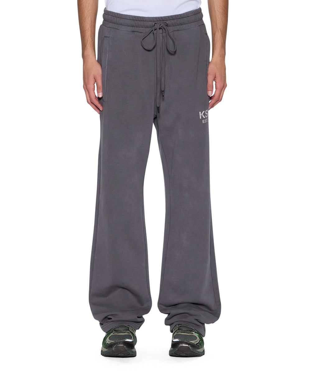 Mens State Synthesis Trak Pant Charcoal Fade Pants