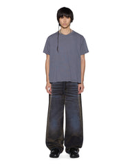 Mens Slub Sid Ss Tee Charcoal Tees