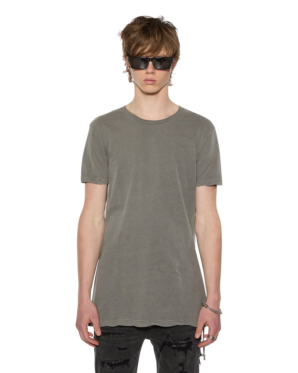 Buy Sioux Ss Tee Vintage Grey Ksubi