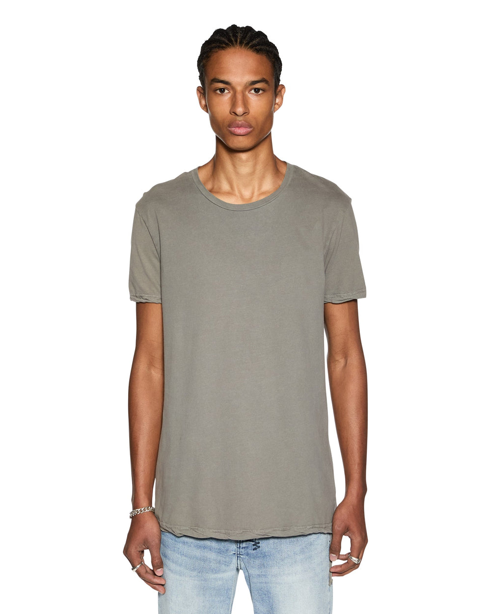 Buy Seeing Lines Ss Tee Vintage Grey Ksubi