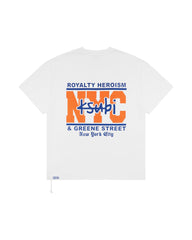 Mens Nyc And The Streets Ss Biggie Tee White Tees