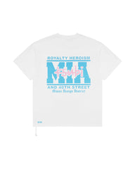Mens Miami And The Streets Ss Biggie Tee White Tees