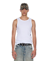 Buy Debut Singlet White Men's Tank Tops KSUBI