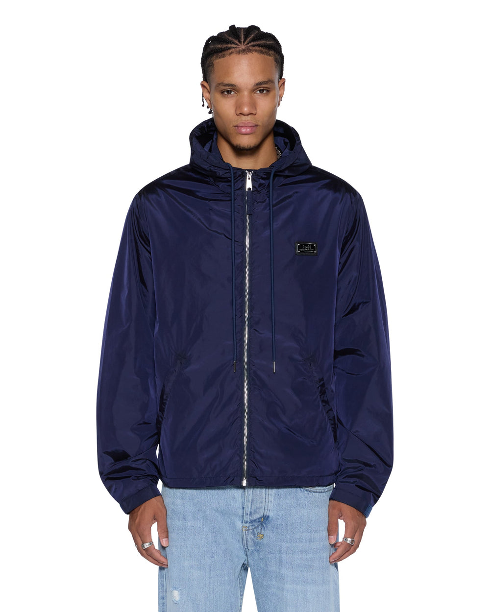 Mens Tek Nylon Jacket Navy Jackets