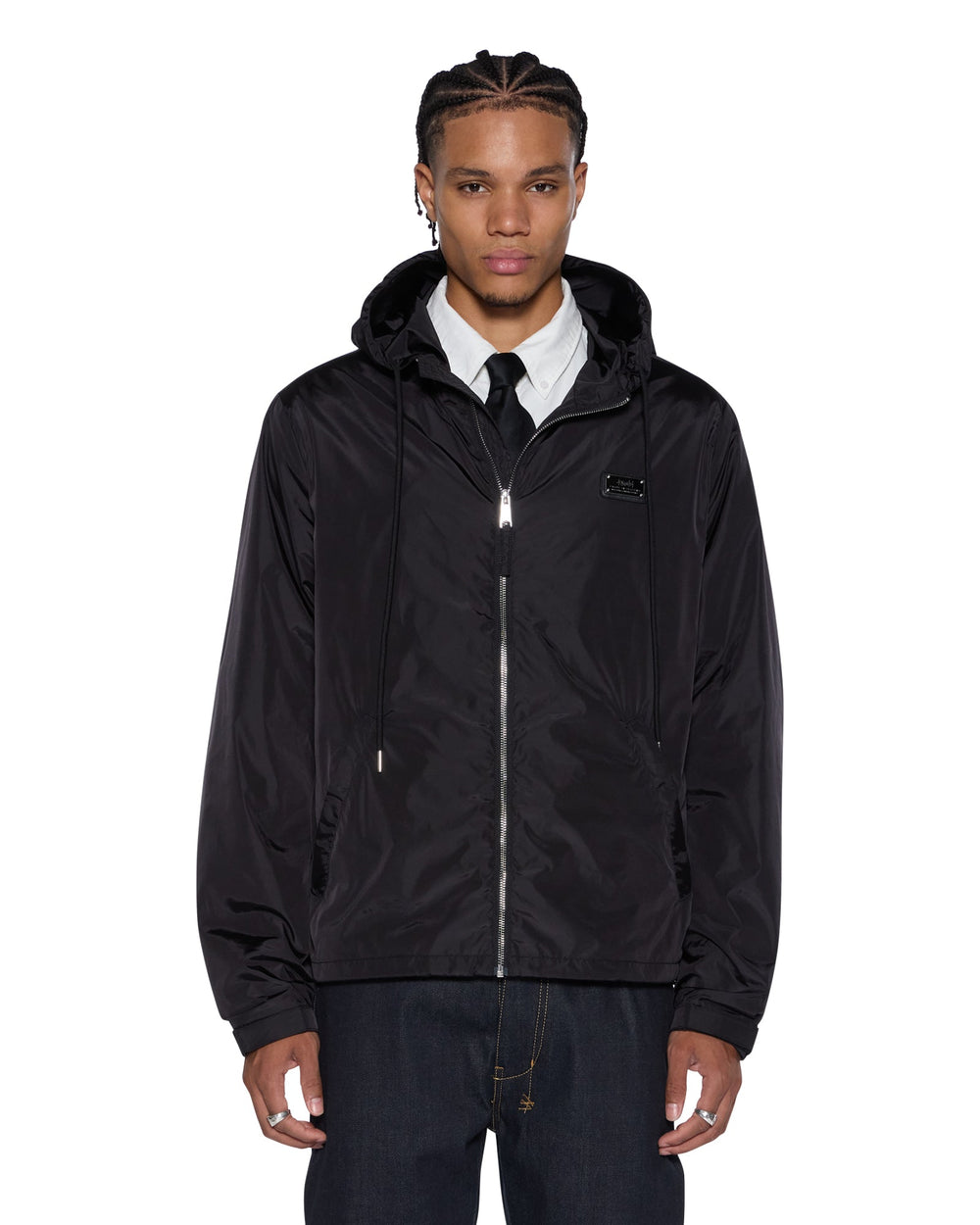 Mens Tek Nylon Jacket Black Jackets