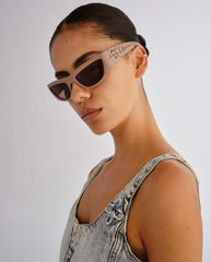 Sloane Sunglasses Milky Latex