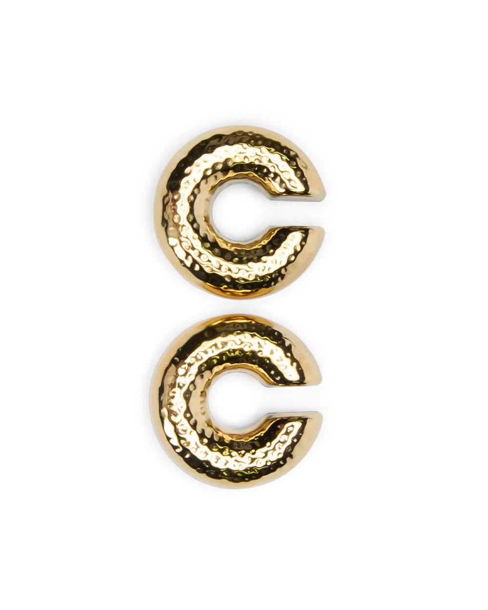 Gold Ripple Ear Cuff