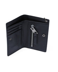 1999 Chain Leather Wallet - Antique Silver