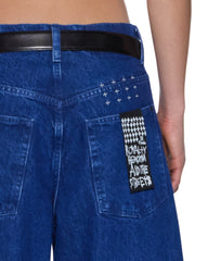 Womens Ksuper Marine Baggy Denim Jeans
