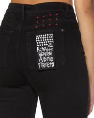 Womens Spray On Xtra Nightfall Skinny Denim Jeans