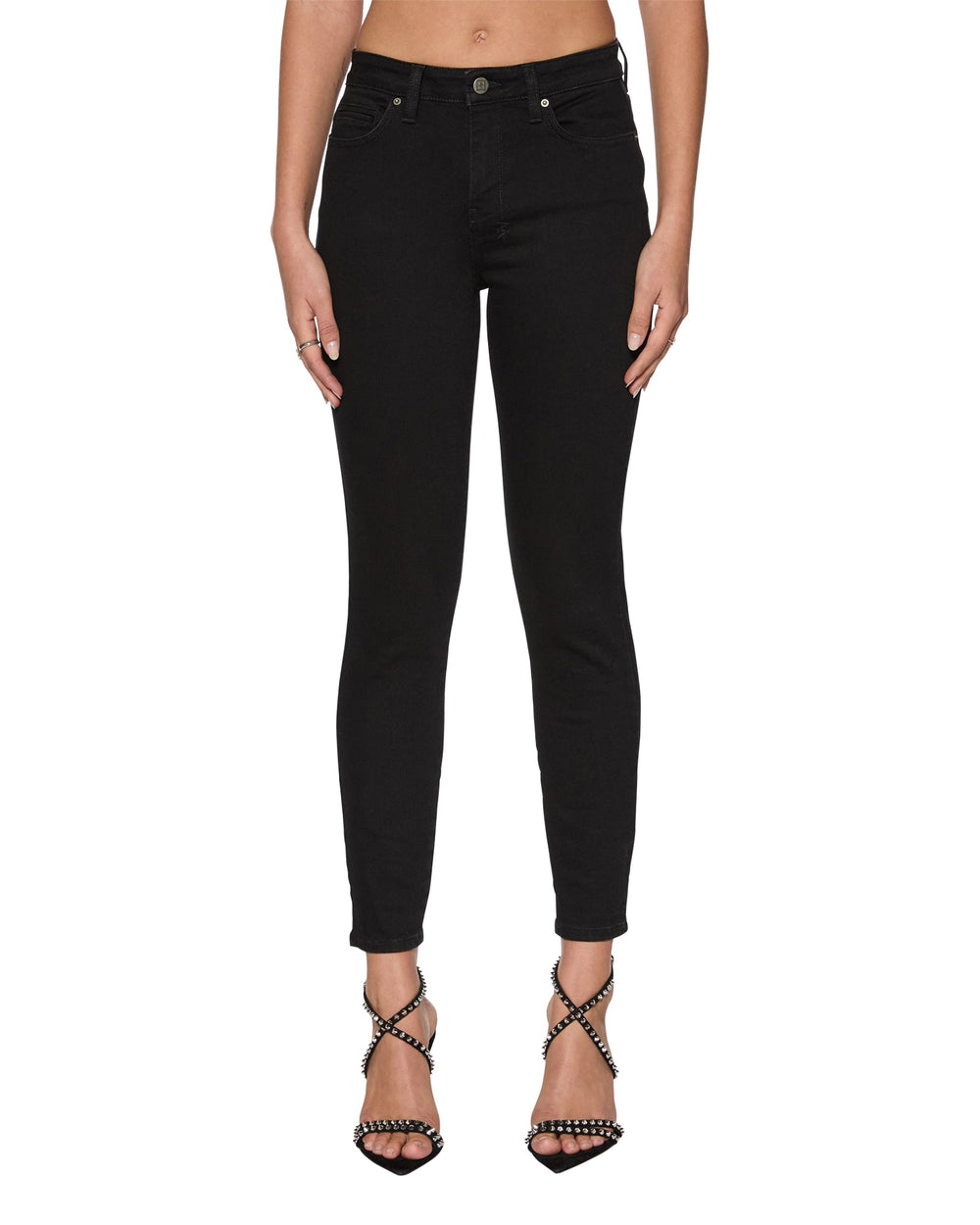 Buy Spray On Jet Black Super Skinny Jeans KSUBI