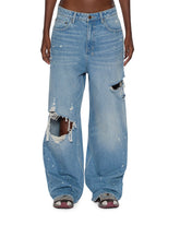 Womens Ksuper Surge Trashed Baggy Denim Jeans