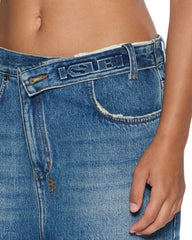 Womens Low Rider Mini Flip Aged Skirts