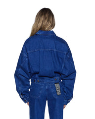 Womens Relax Trucker Jacket Marine Jackets