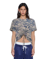 Womens Ruched Everyday Ss Tee Camo Tees