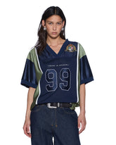 Womens Playoff Ss Jersey Navy Fashion Tops