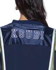 Womens Playoff Ss Jersey Navy Fashion Tops